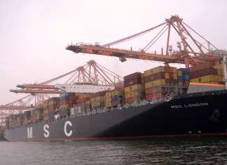 Salalah berths largest container ship