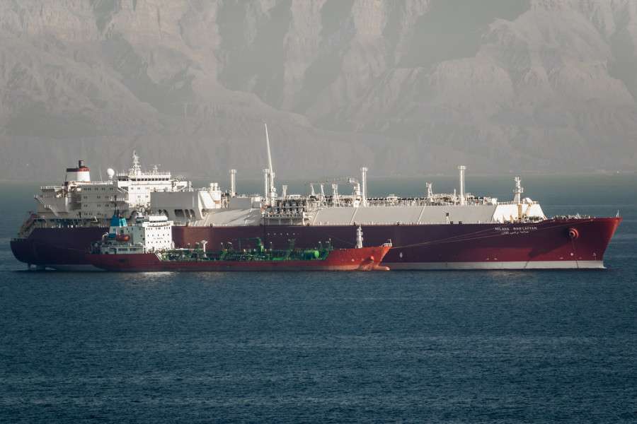 The 2004-built LNG carrier, Milaha Ras Laffan