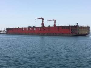 ADSB commissions floating dock
