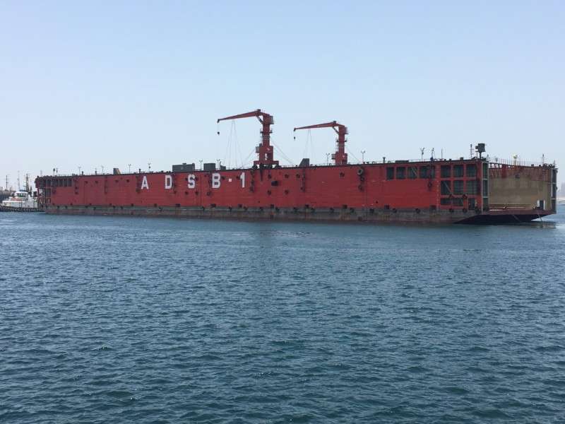 ADSB commissions floating dock