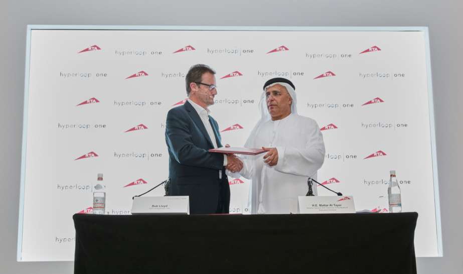RTA signs Hyperloop One agreement RTA signs Hyperloop One agreement