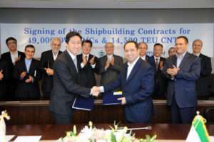 Major shipbuilding deal signed between IRISL and HHI