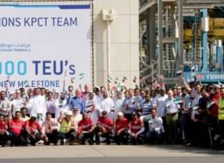 5 million teu handled by Abu Dhabi Terminals since it’s inception in 2012