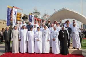 ADSB's floating dock has been officially inaugurated in a special ceremony