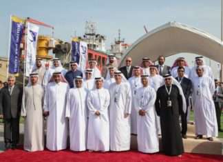ADSB's floating dock has been officially inaugurated in a special ceremony