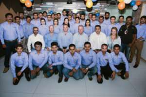 Trelleborg India staff celebrate moving to bigger, more modern premises