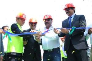 Krishnapatnam Port and HMM executives commemorate the start of the new ACS service
