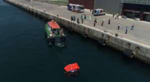 The emergency scenario underway in Abu Dhabi