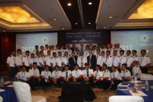 Participants at Bahri's crew conference in the Philippines