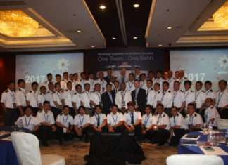 Participants at Bahri's crew conference in the Philippines