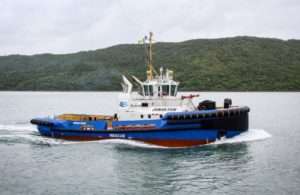 The tug Jawar Faw is being used to assist VLCCs berthing at Iraqi oil terminals