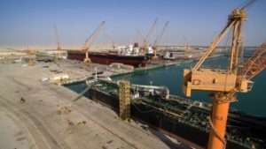 Sohar Max in dock at ODC