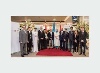 Members of the UAE delegation to the IMO meeting in London in July