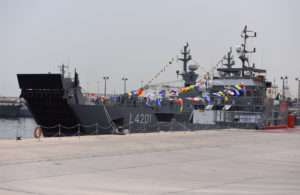 The landing craft Sabhan is the latest vessel to be delivered by ADSB to Kuwait