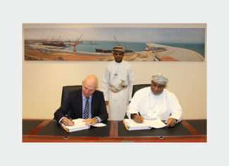 SEZAD officials signing the construction agreement with Boskalis Westminster
