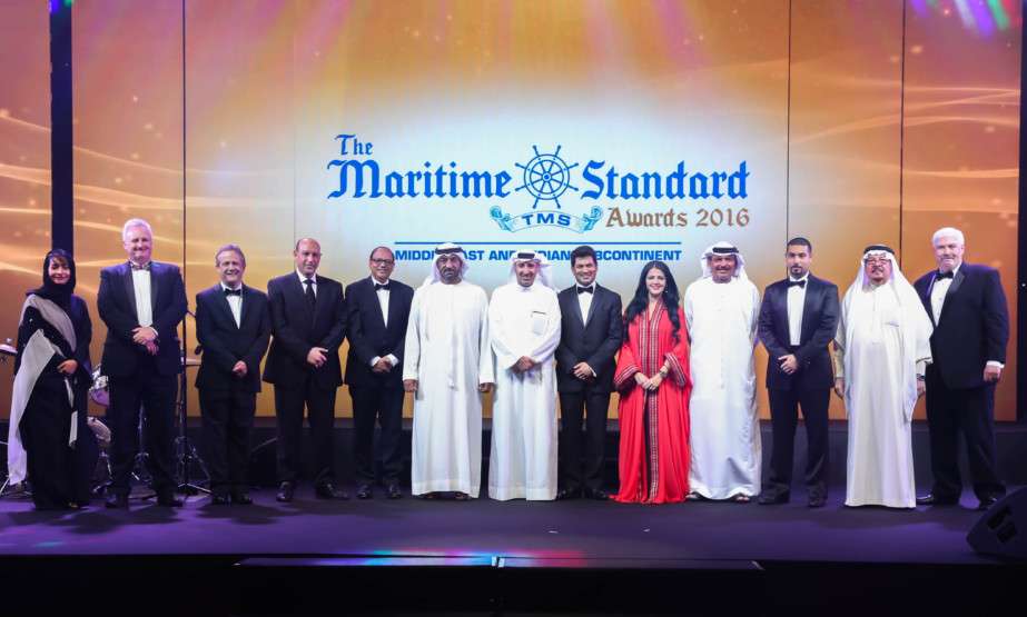 Story 3 H.H. Sheikh Ahmed Bin Saeed Al Maktoum, President, Dubai Civil Aviation Authority and Chairman and Chief Executive, Emirates Airline and Group (centre), (left to right) Noura Rashed Al Dhaheri, Abu Dhabi Ports; Ray Girvan, Glenbuck Publishing; Clive Woodbridge, The Maritime Standard; Yasser Nasr Zagloul, National Marine Dreding Company; Rajiv Agarwal, Essar Ports; H.E. Shaikh Daij Bin Salman Al Khalifa, Arab Shipbuilding and Repair Yard; Rania Ali; Khamis Juma Buamim, Gulf Navigation; Ali Lakjani, Dubai Trading Agency; Dr. Abdullatif Abdullah Bin Sultan, Organisation of Islamic Shipowners Association; Jim Clancy.