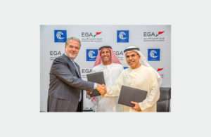 The long term supply agreement was signed by Abdulla Kalban, Managing Director and Chief Executive Officer of EGA; Shaheen’s Chairman Rashed Al Suwaidi and Shaheen’s Managing Director Walid Azhari. The signing was also witnessed by Abdelkareem Al Masabi, Executive Vice President, Ports, Abu Dhabi Ports which is the developer and operator of Khalifa Industrial Zone Abu Dhabi