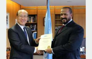 Ki Tack Lim, Secretary General IMO and H.E. Sheikh Talal Al Khaled Al Sabah, CEO, KOTC