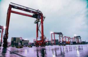 CICT has converted RTGs to electric power