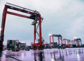 CICT has converted RTGs to electric power