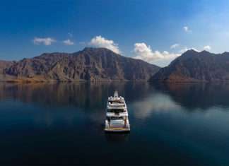 The Majesty 135 type superyacht Lulwa was delivered by Gulf Craft from its shipyard in the UAE