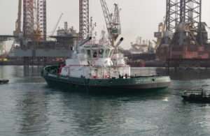 The new LNG powered tug operating at Dubai Drydocks has been classified by Tasneef