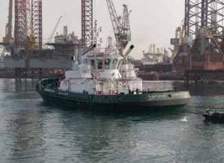 The new LNG powered tug operating at Dubai Drydocks has been classified by Tasneef