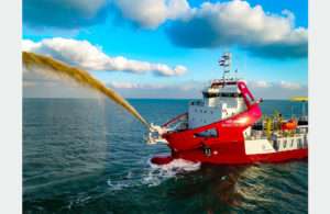 Shanti Sagar 17, one of the two new dredgers commissioned by Adani Ports