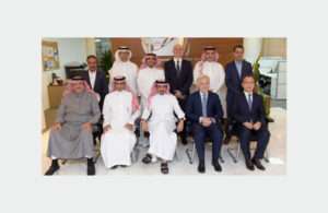 Senior executives from Saudi Aramco, Bahri, Lamprell and HHI at the official launch ceremony, was for IMI