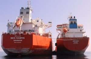 The first STS operation in Salalah harbour took place recently