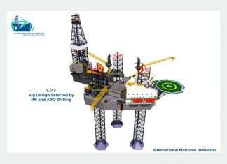 Lamprell’s new LJ 43 rig design has been selected by IMI and ARO Drilling
