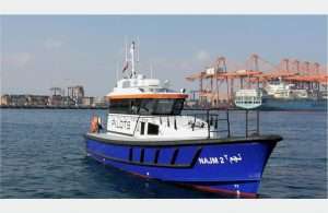 The new pilot boat, Najm 2