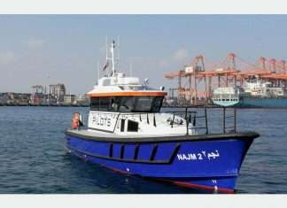 The new pilot boat, Najm 2