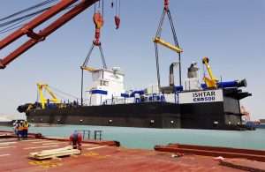 Damen-built dredger Ishtar will play a key role in the expansion of BGT