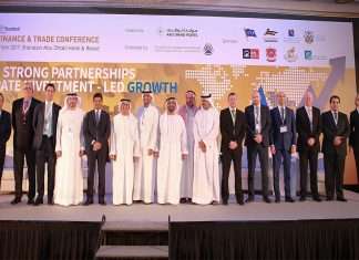 (from left to right) Clive Woodbridge, The Maritime Standard; Capt. Stephen Bligh, DNV GL; Jacob Berman, Standard Chartered; Abdulla bin Damithan, DP World; Trevor Pereira, The Maritime Standard; H.E. Dr. Ali Obaid Al Yabhouni, Ambassador to China; Abdulkareem Al Masabi, Abu Dhabi Ports; H.E. Dr. Abdullah Salem Alkatheeri, FTA; Khamis Juma Buamim, Gulf Navigation Holding; Chris Peters, Emirates Ship Investment Company; Ross Thompson, Abu Dhabi Ports; Bora Bariman, National Bank of Fujairah; Andrew Simmons, Global Marine Transport Capital; Amir Mosadeghi, Islamic P & I Club; Katherine Yakunchenkova, Al Safina Security