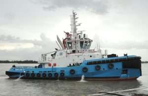 Murjan 2, one of four new tugs delivered to Star Marine for operation in the port of Rabigh