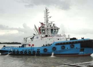 Murjan 2, one of four new tugs delivered to Star Marine for operation in the port of Rabigh