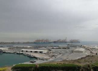 Salalah port operations have been badly disrupted by cyclone Mekunu