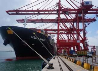 Container traffic has increased by over 20% this year at Colombo port