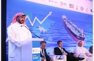 H.E. Sheikh Talal Al Khaled Al Sabah, chief executive, KOTC delivering the keynote speech at The Maritime Standard Tanker Conference 2017