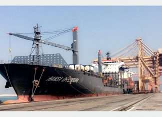 Container volumes at the port of Dammam are down this year compared with 2017 levels