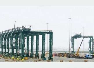 BMCT has recently taken delivery of 9 new RTG cranes