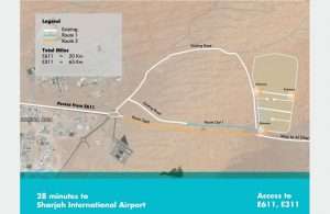 The new access road is expected to save time and money on local transport and logistics operations