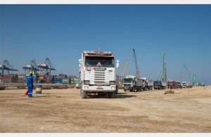 Dredging works are now underway to develop a new terminal basin for Sokhna