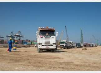 Dredging works are now underway to develop a new terminal basin for Sokhna