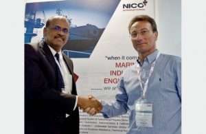 Prakash Kumar, General Manager, Nico International, with Antonio Trani, General Manager of Teknoship
