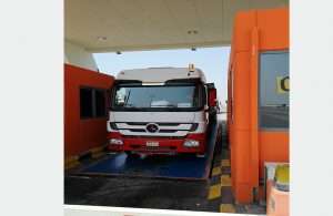 The new weighbridges are expected to reduce delays to truck traffic moving in and out of KBSP