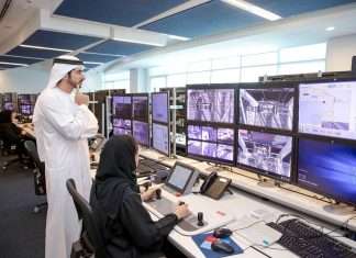 H.H Sheikh Hamdan met Emirati women working in the DP World Central Control Room at Jebel Ali port