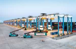 Konecranes has secured a contract to deliver automated stacking gantry cranes for the Khalifa Port expansion project
