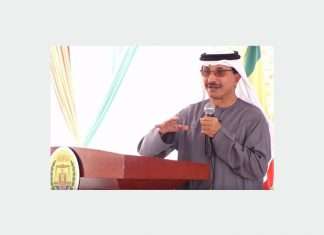 Sultan Ahmed Bin Sulayem at the ground breaking ceremony for the DP World Berbera project
